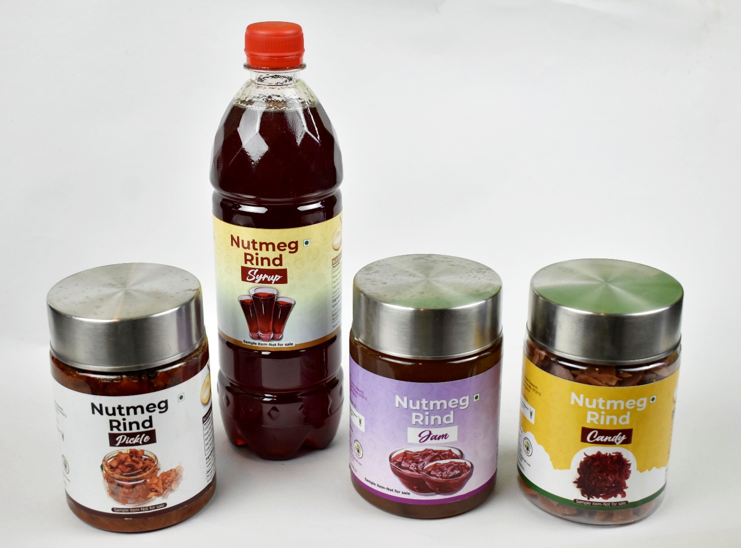 Nutmeg based technologies: nutmeg rind-based technologies like nutmeg rind syrup, 
    candy, jam and pickle